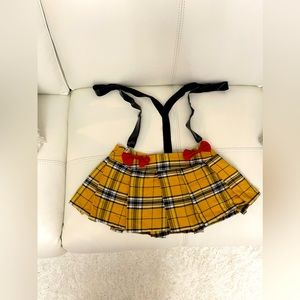 SEXY School Girl Skirt/Suspenders